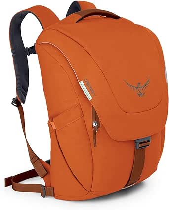 osprey 男式 翻盖杰克男款日用背包 flapjack pack 21 红色 均码 双肩背包 户外旅行耐用徒步城市日用背包电脑包放15寸笔记本防泼水 三年质保终身维修（两种logo随机发）【城市系列】